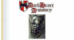 Desktop Screenshot of darkheartarmoury.com